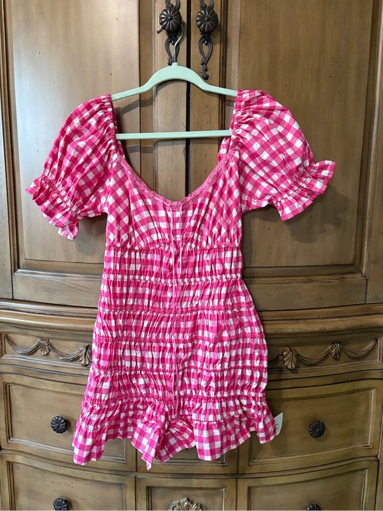 ASOS Pants - NWT ASOS Design - 4 - Pink Gingham Romper